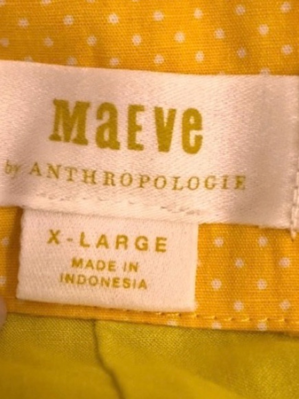Anthro Maeve Yellow Linen Maxi Dress XL Tie Back Pockets Summer - Picture 8 of 9